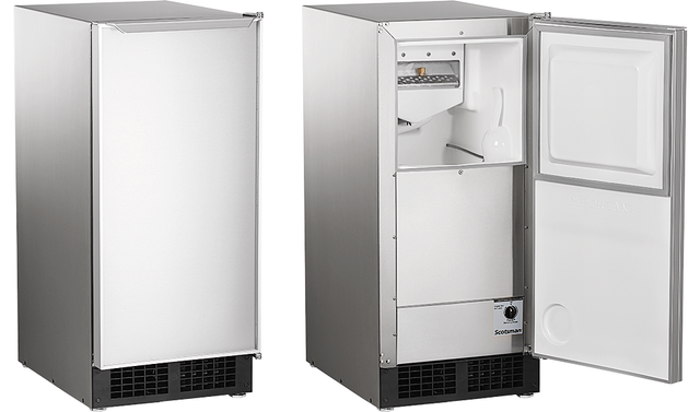 Scotsman® 15" 30 lb. Legacy Gourmet Cuber Stainless Steel Ice Maker-0
