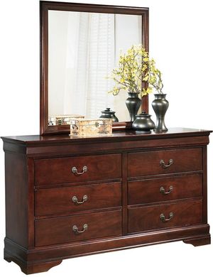 Signature Design by Ashley® Alisdair Reddish Brown Dresser and Mirror