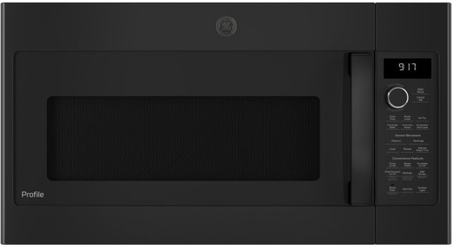 GE Profile™ 1.7 Cu. Ft. Black Over The Range Microwave-0