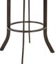 Armen Living Edy Black Swivel Bar Stool-3