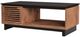 Legends Home Graceland Bourbon Cocktail Table with Matter Black Base-4