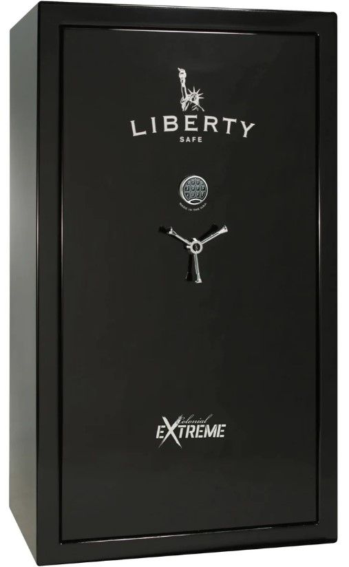 Liberty Safe Colonial Extreme Black Gloss 50 Electonic Gun Safe-0