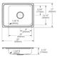 Elkay Lustertone® Classic Lustrous Satin Stainless Steel 22'' x 17'' x 5'' 2-Hole Single Bowl Drop-In Classroom ADA Sink-1