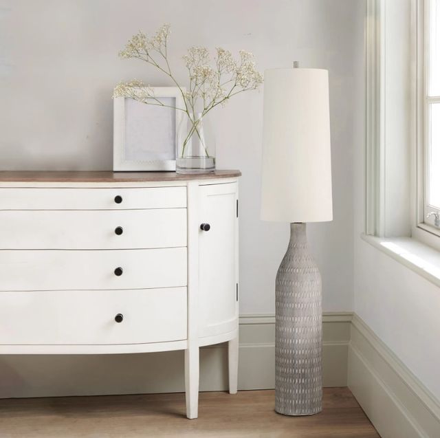 Renwil® Everren Crimsom Cream Floor Lamp-1