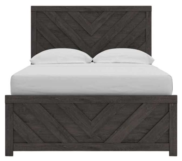 Signature Design by Ashley® Prendonea Charcoal Full Panel Bed-1