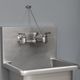 Elkay Rough Chrome Commercial Service/Utility Wall Mount Faucet with Bucket Hook-1