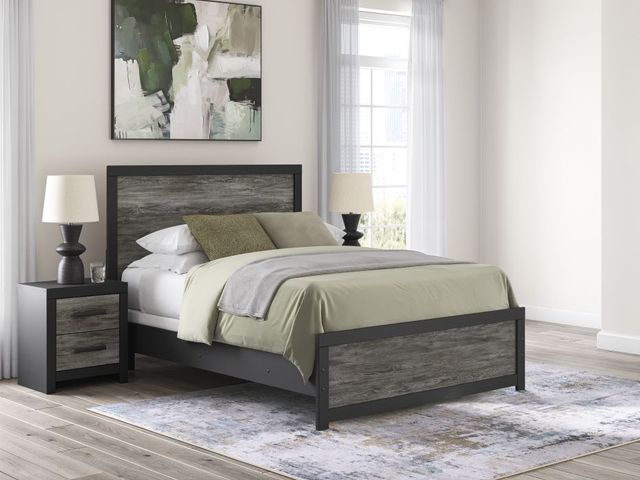 Signature Design by Ashley® Jonnifer Black/Gray Queen Panel Bed-1