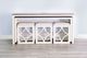 Sunny Designs™ 5-Piece Buckskin/Marble White Nesting Console Table Set-4