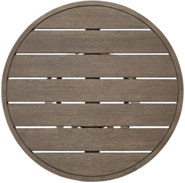 Signature Design by Ashley® Joy 3-Piece Beige Fabric/Wooden Outdoor Conversation Set-5