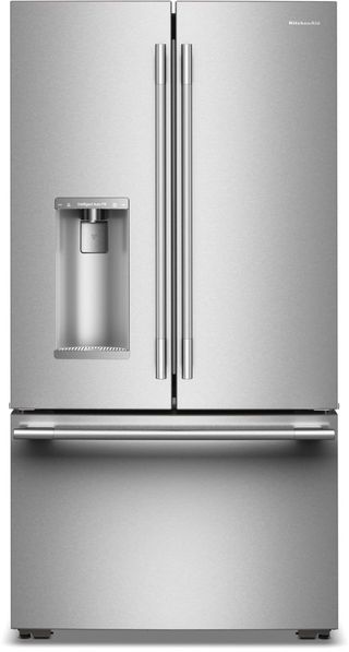 KitchenAid® 36" 23.1 Cu. Ft. PrintShield™ Stainless Steel Counter Depth French Door Refrigerator with Intelligent Auto Fill
