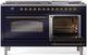Ilve® Nostalgie II Series 60" Midnight Blue Pro Style Dual Fuel Range-3