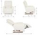 La-Z-Boy® Kells Shitake Leather Manual Rocking Recliner-2