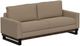 International Furniture Direct Blackburn Black/Brown Sofa-0