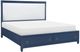 Legacy Classic Summerland Inkwell Blue King Upholstered Panel Storage Bed-0