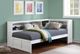 Homelegance® Galen White Twin Bookcase Corner Bed-1