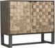 YHD Siti Medium Brown 2-Door Cabinet-0