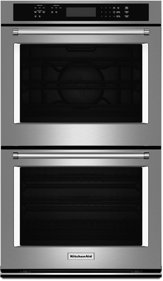 Clearance KitchenAid® 30" Stainless Steel Electric Built In Double Oven-0