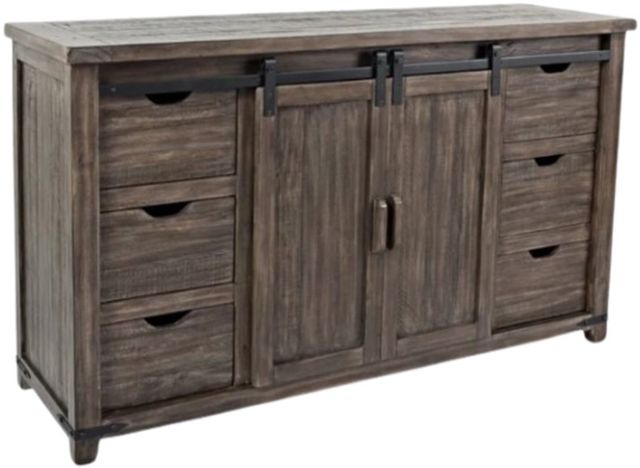 Jofran Inc. Madison County Barnwood 70" Barn Door Server-0