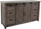 Jofran Inc. Madison County Barnwood 70" Barn Door Server-0