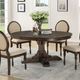 Winners Only® Daphne Deep Gray Pedestal Dining Table-1