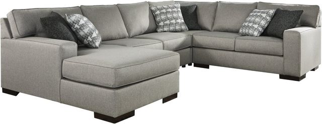 Benchcraft® Marsing Nuvella 5-Piece Slate Living Room Set-1
