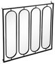 A & B Home Black Square Frame Mirror-0