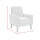 Elements International Hawk Blush/Espresso Accent Arm Chair-4