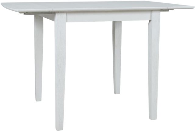 Jofran Inc. Eastern Tides Brushed White Drop Leaf Dining Table-3