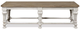 Riverside Furniture Southport Antique Oak/Smokey White Dining Bench-0