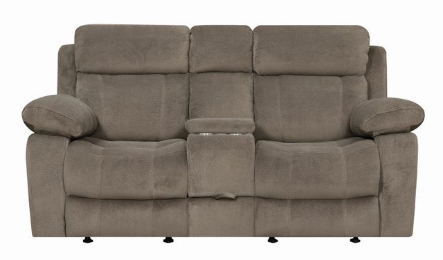 Coaster® Myleene Mocha Double Gliding Loveseat-0