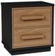 Signature Design by Ashley® Kozmour Black/Brown Nightstand-0