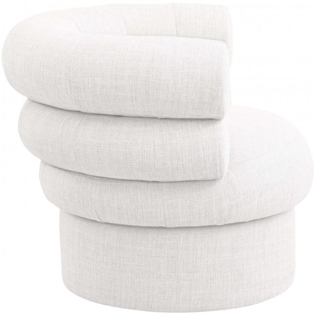 Meridian Furniture Valentina Cream Swivel Accent Chair-2