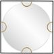 Uttermost® Hinson Black/Gold Square Mirror-0