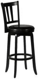 HH2 Home Presque Isle Black Swivel Bar Stool-1