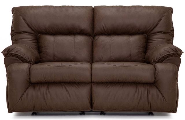 Franklin™ Hector Commodore Cocoa Rocking Reclining Loveseat-0