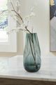 Signature Design by Ashley® Beamund 2-Piece Teal Blue Vase Set-3