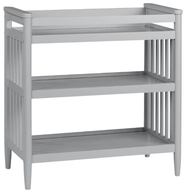 Westwood Design Modern Nursery Light Gray Changing Table-0