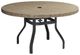 Homecrest™ Outdoor Living Customizable Slate Aluminum/Stone Round Outdoor Dining Table with Hole-0