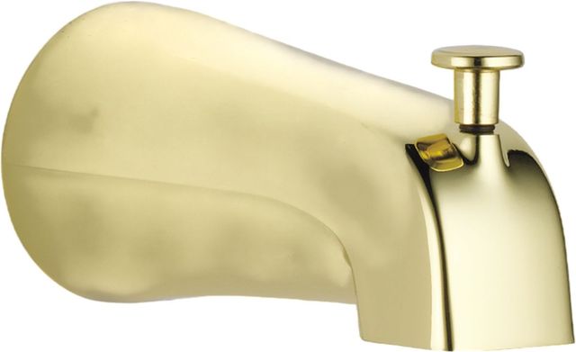 Delta Universal Showering Components Polished Brass Diverter Tub Spout-0