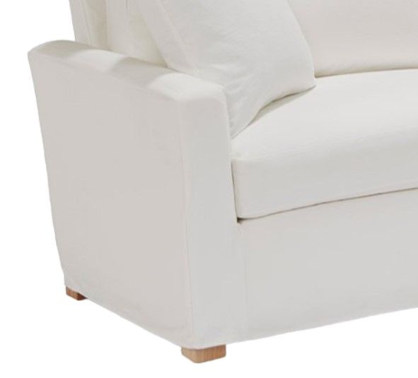 Four Seasons Customizable Reynolds 2-Seat Slipcovered Sofa-1