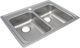 Elkay Lustertone® Classic Lustrous Satin 29" x 22" x 5-1/2" 2-Hole Equal Double Bowl Drop-In ADA Sink-0