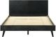 Armen Living Petra Black Queen Platform Simple Bed-4