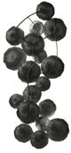 A & B Home Ryder Bronze/Gold/White Hanging Wall Sculpture-2