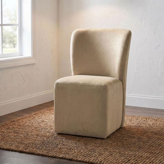 Coaster® Jaelynn 2-Piece Tan Upholstered Dining Side Chair Set-1