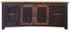 International Furniture Direct Pueblo Brown/Weathered Black 70" TV Stand-0