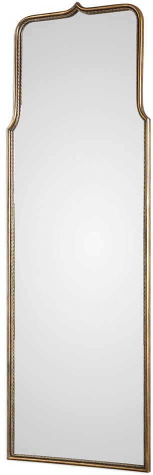 Uttermost® Adelasia Antiqued Gold Leaf Mirror-2