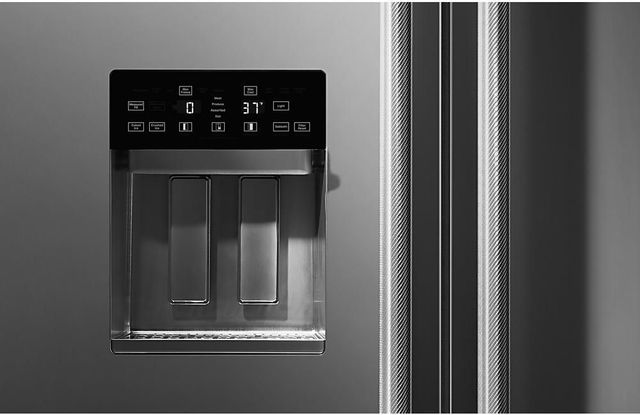 JennAir® Rise™ 42 in. 25.1 Cu. Ft. Stainless Steel Built In Counter Depth Side-by-Side Refrigerator-2