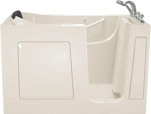 American Standard® Gelcoat Premium Series Linen 30" x 60" Walk-in Tub with Combination Air Spa and Whirlpool Systems and Right-Hand Drain-0