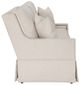 Fairfield® Customizable Kelly Skirted Sofa with Two Knife-Edge Backs over One Seat-3