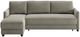 Luonto® Furniture Pint 2-Piece Rene/Walnut Full XL Sleeper Sectional and Right-Arm Facing Chaise-3